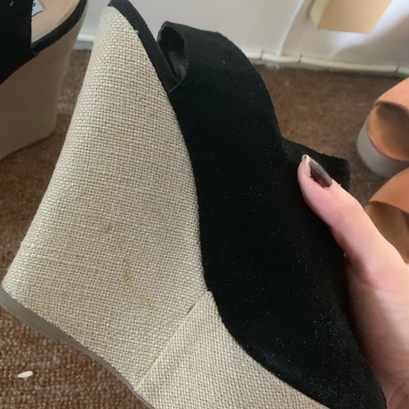 Steve Madden open toe wedges - Picture 3 of 6